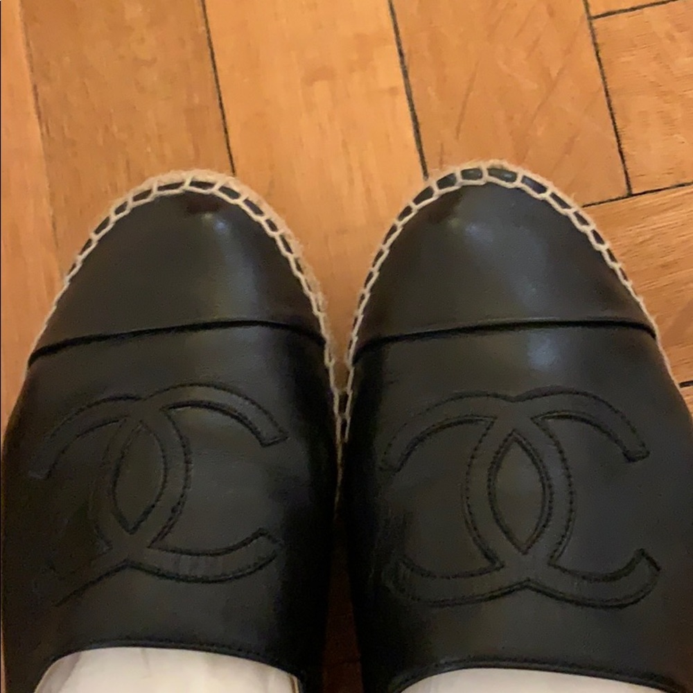Chanel Black Espadrilles 39 - Picture 5 of 8